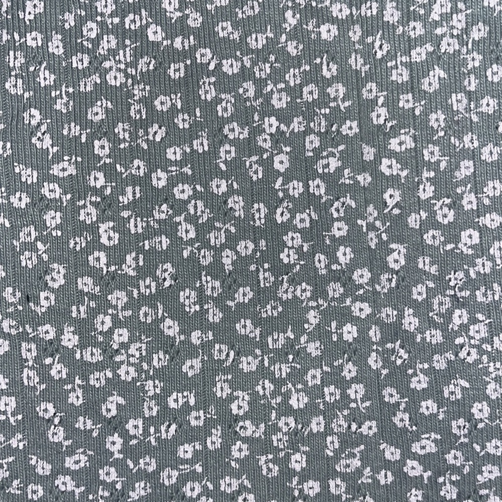 Brandy green and white floral top ! - Picture 3 of 3
